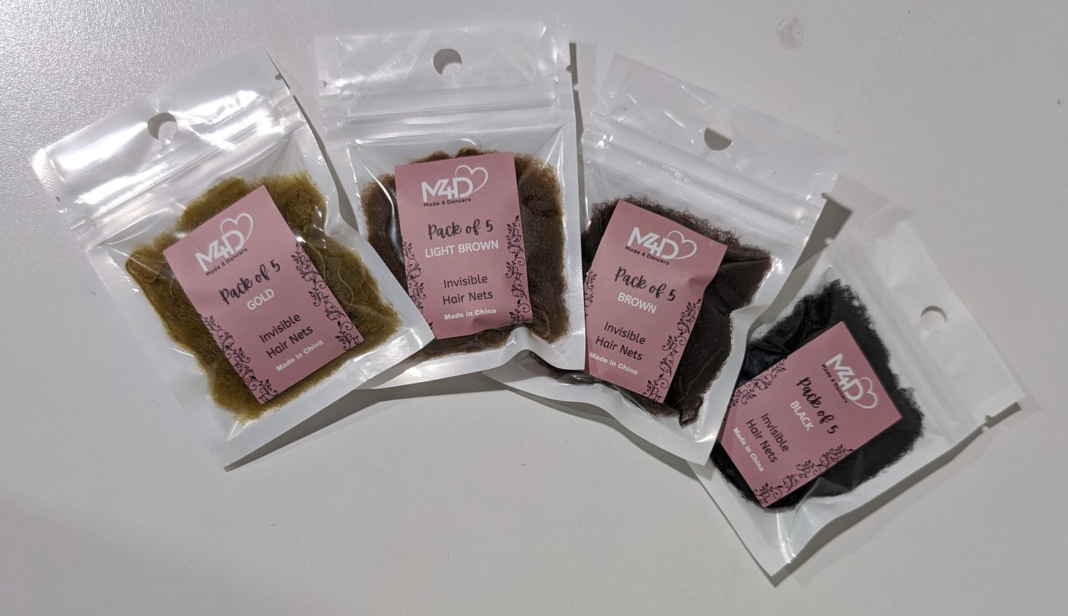Blonde - Bun Nets - Wholesale - 6 Pack