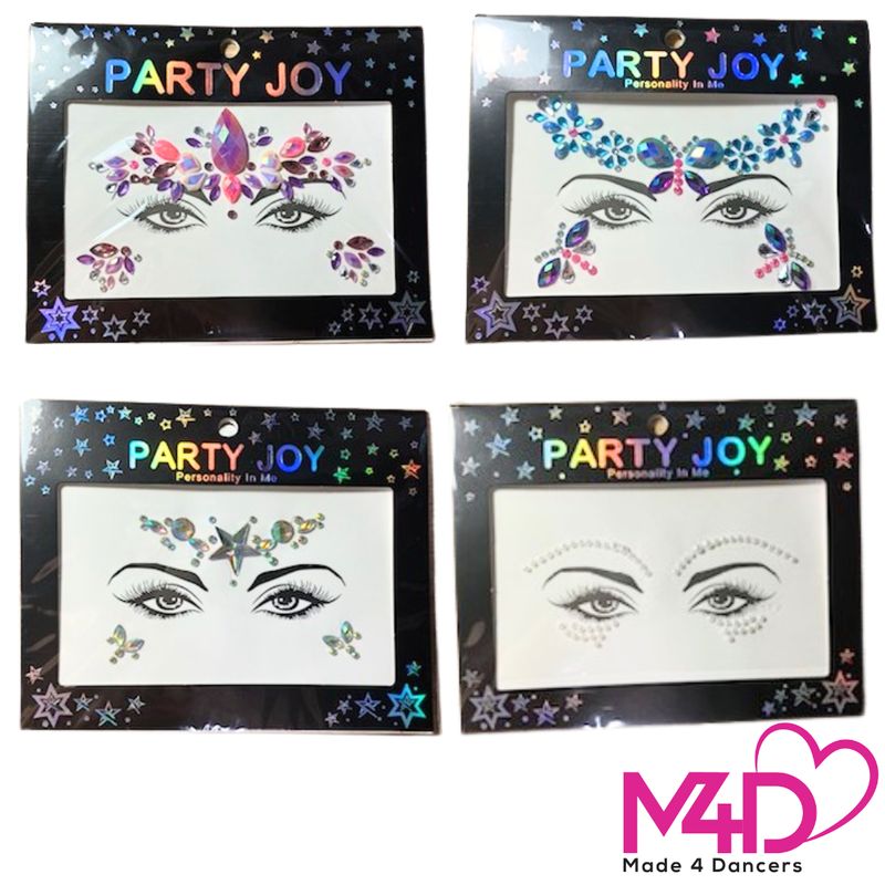 Face Jewels - Wholesale - 6 Pack