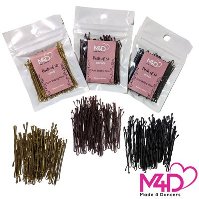 Black - Bobby pins- Wholesale - 6 Pack