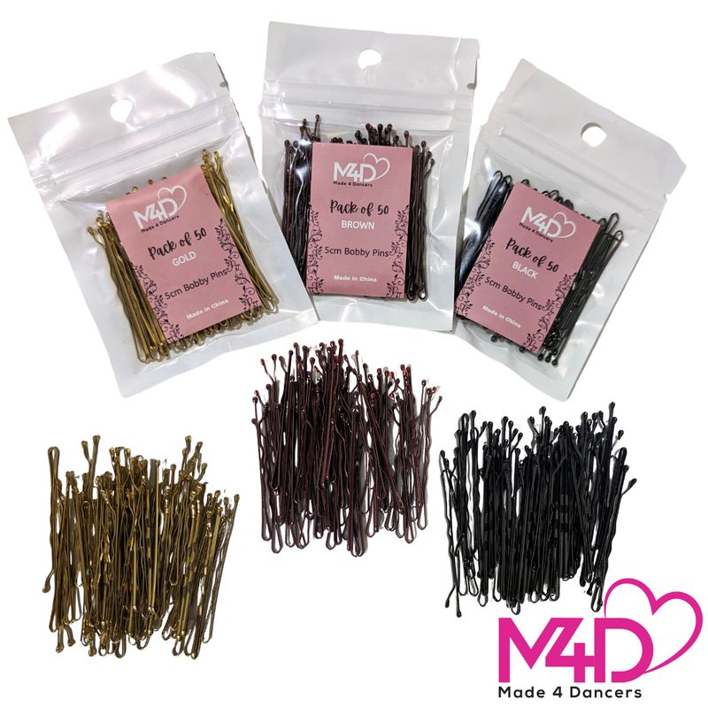Black - Bobby pins- Wholesale - 6 Pack