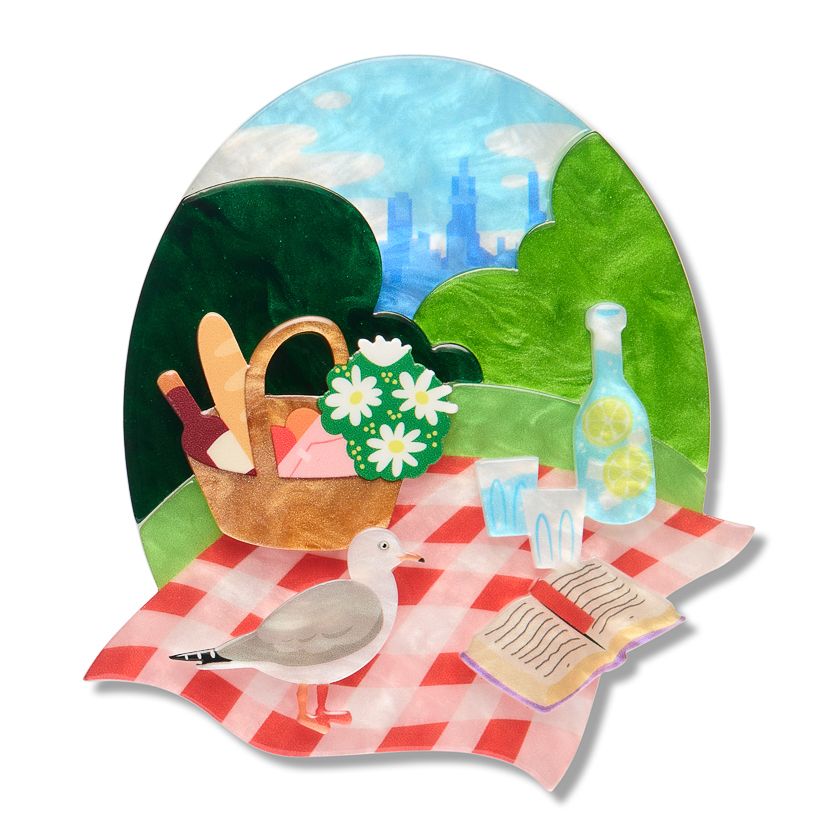 A Royal Garden Picnic Brooch