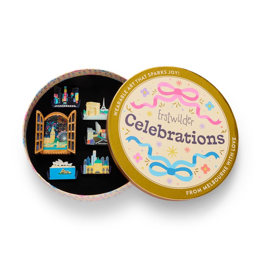 Fireworks Far &amp; Wide Brooch