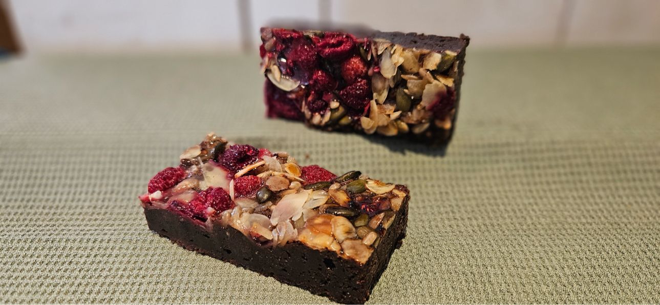 Glutenvrije frambozen brownie