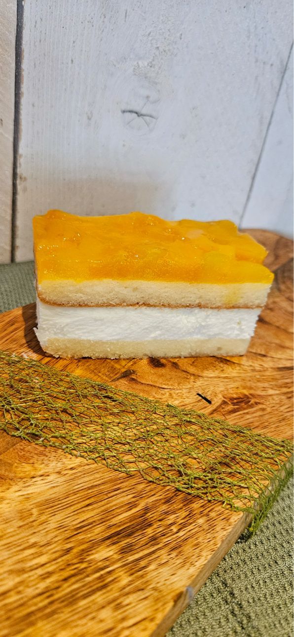 Gluten en lactose vrij perzik gebak