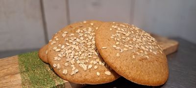 Spelt tarwe eierkoeken