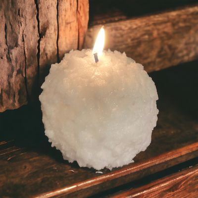 Bougie boule de neige