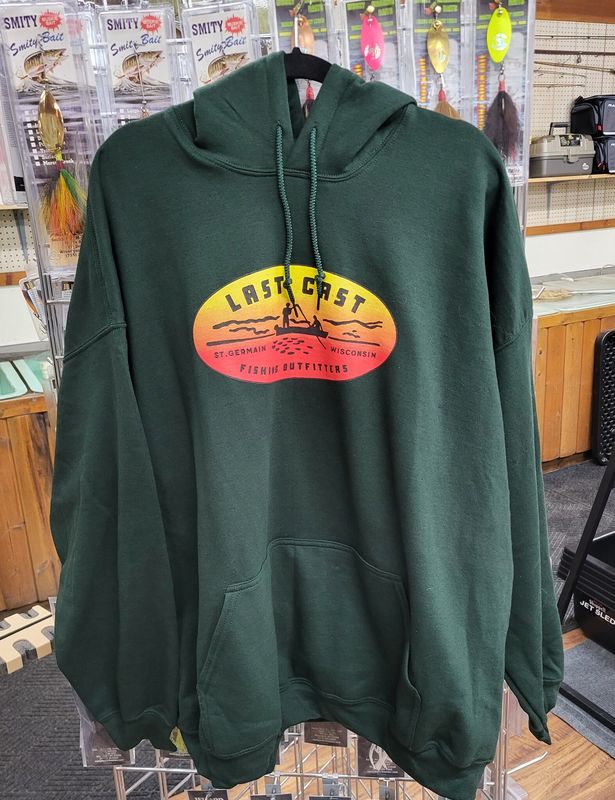 Gildan Forest Green Boat Logo Hoodie