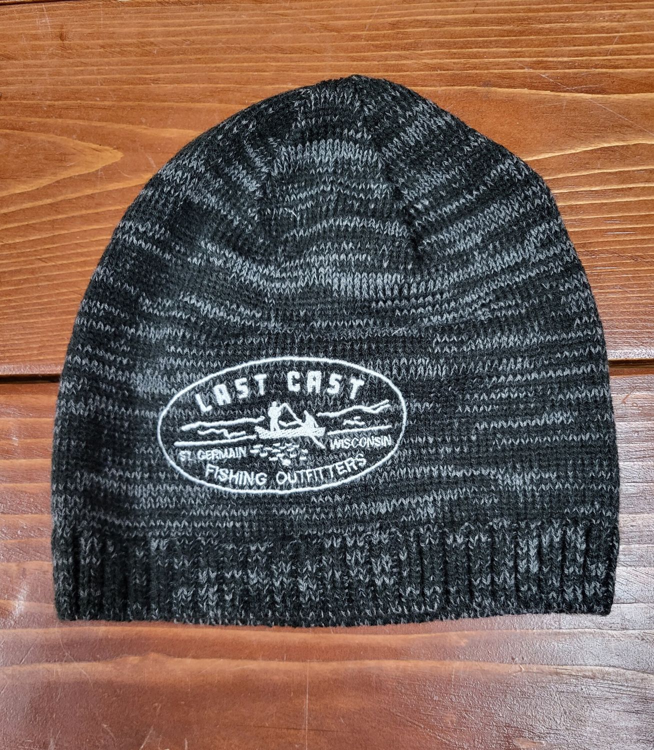 Spaced-Dyed Beanie, Color: Black/Charcoal