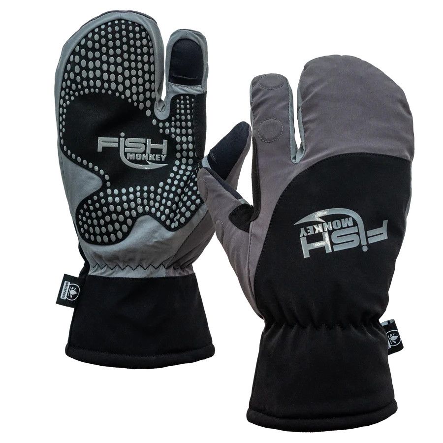 Fish Monkey Stealth Dry-Tec Mitten, Size: L