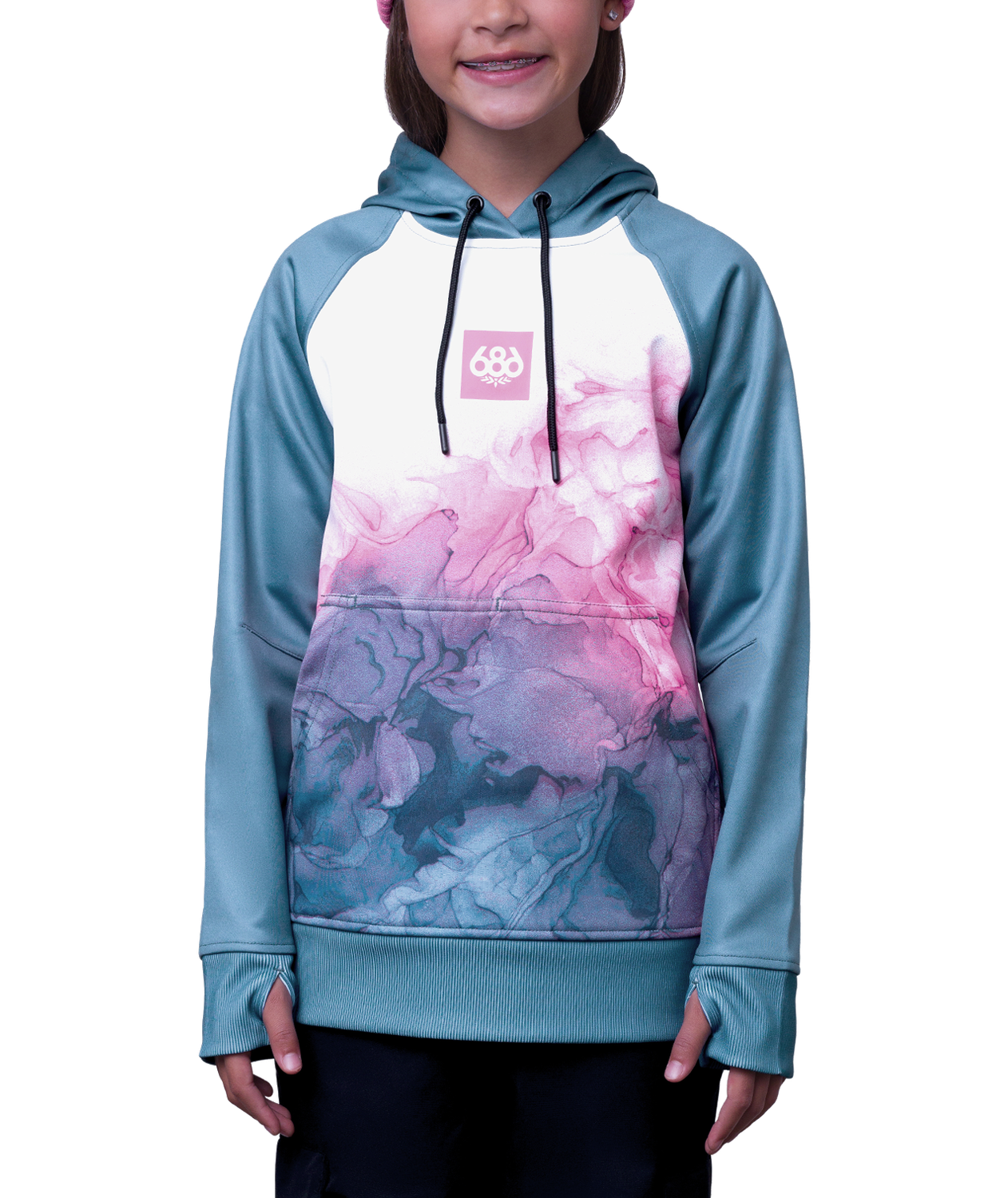 Girls&#39; Bonded Fleece Pullover Hoody 23/24
