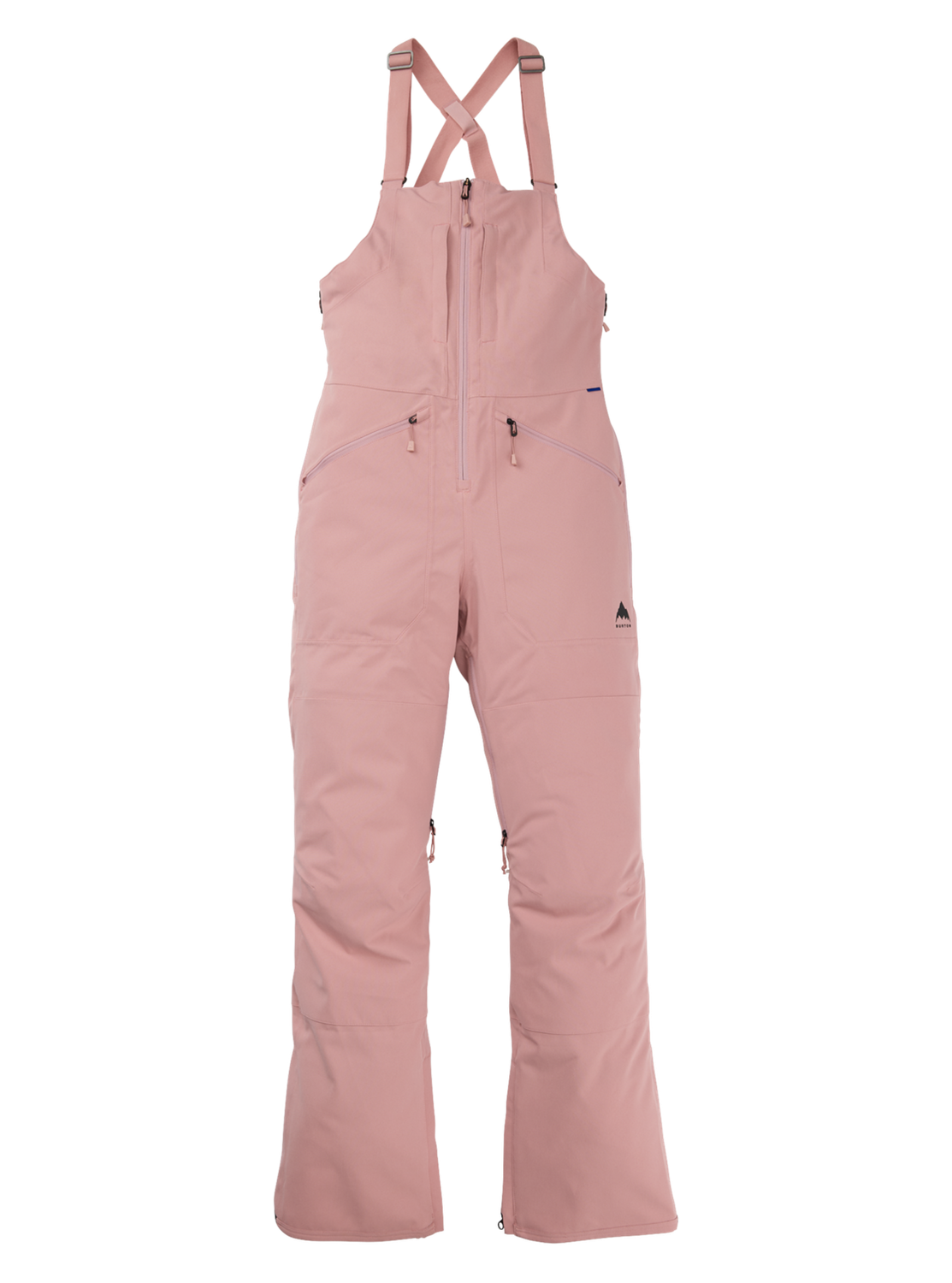 Women&#39;s Reserve Stretch 2L Bib Pants 23/24, Color: Powder Blush, Size: M