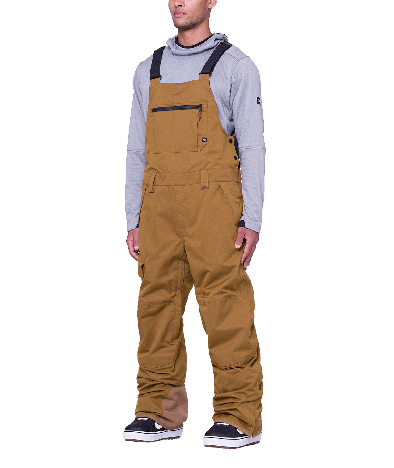 Men&#39;s Hot Lap Bib 23/24, Color: Breen, Size: L