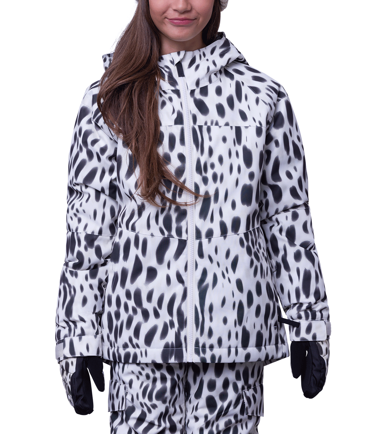 Girls' Athena Insulated Jacket 23/24, Color: Civet, Size: M