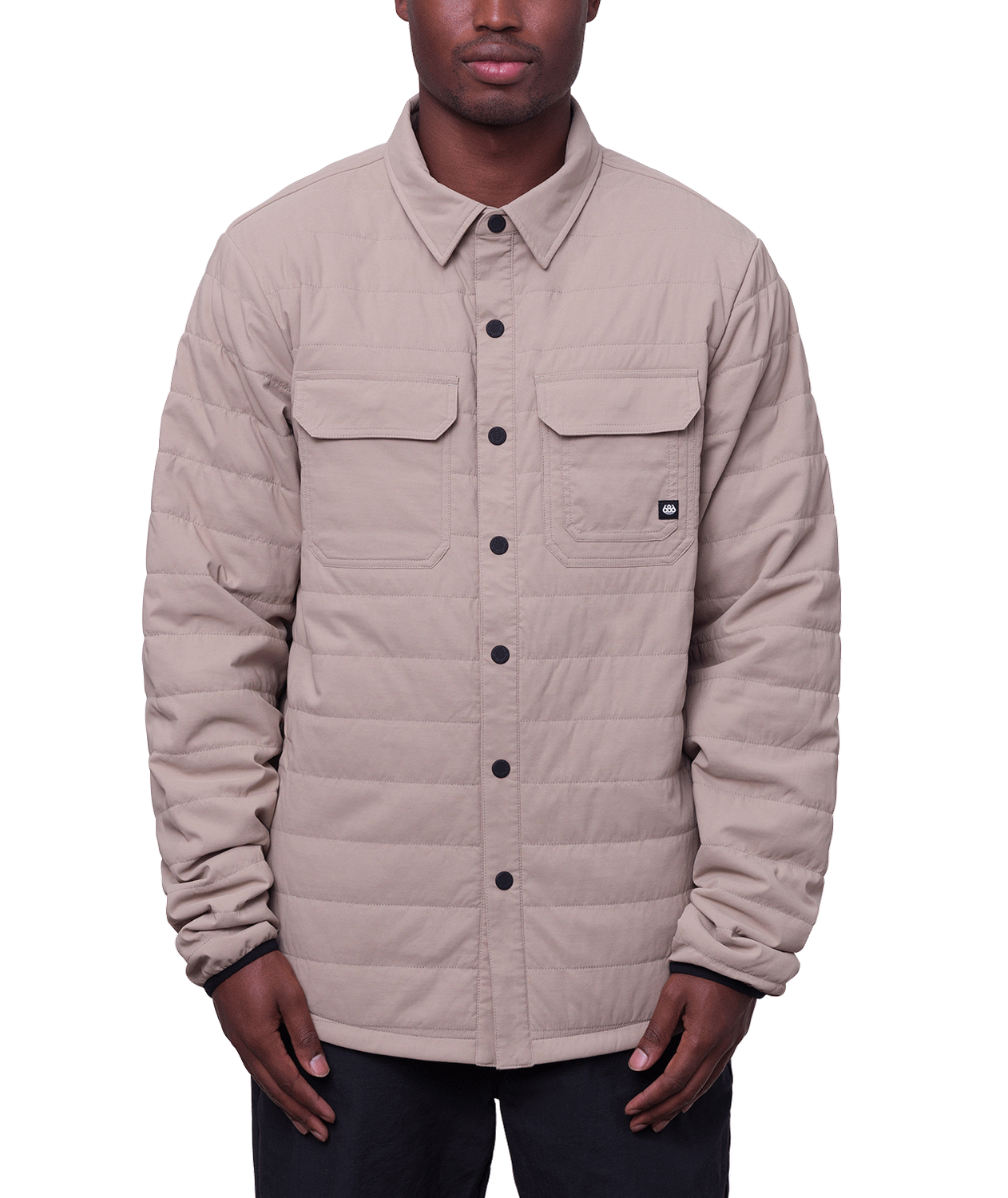 Men&#39;s Thermaldry Snap-Up Shirt 23/24, Color: Dune, Size: S