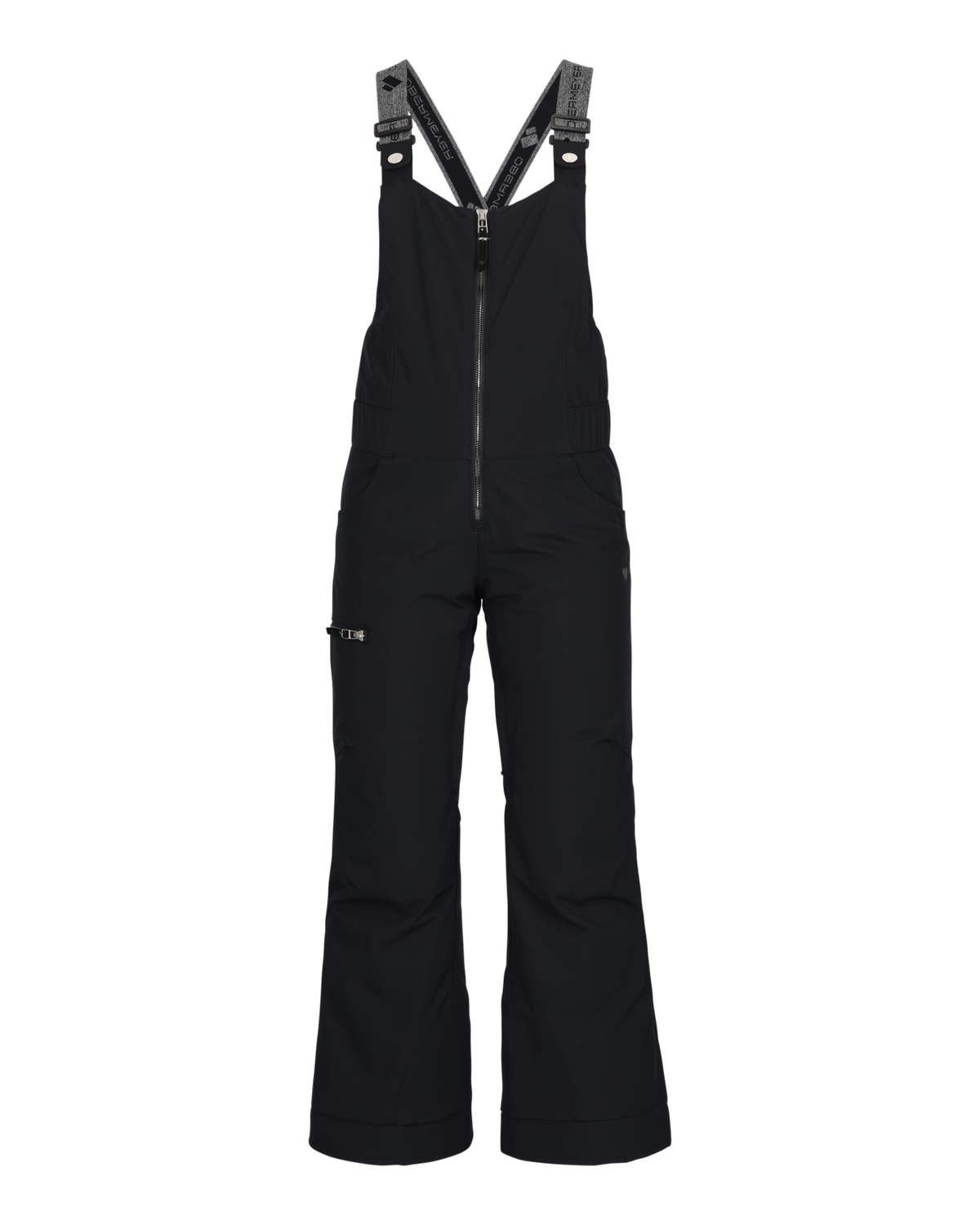 Girls Anya Bib Pant , Color: Black, Size: L