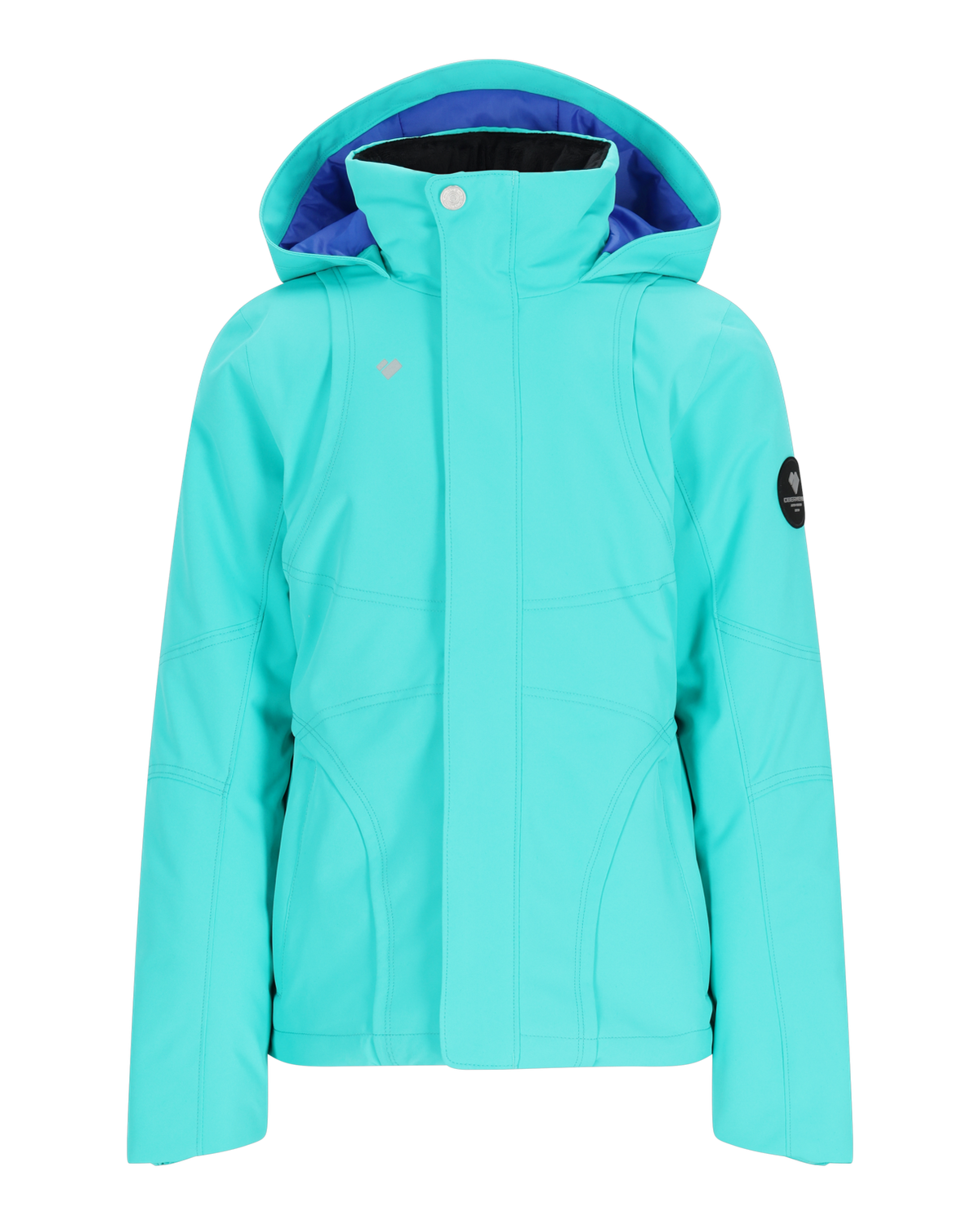 Girls Rylee Jacket 23/24, Color: Off Tripic, Size: M