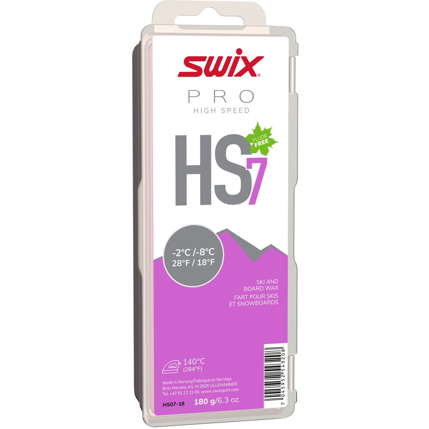 HS7 Violet 180g 28°F / 18°F