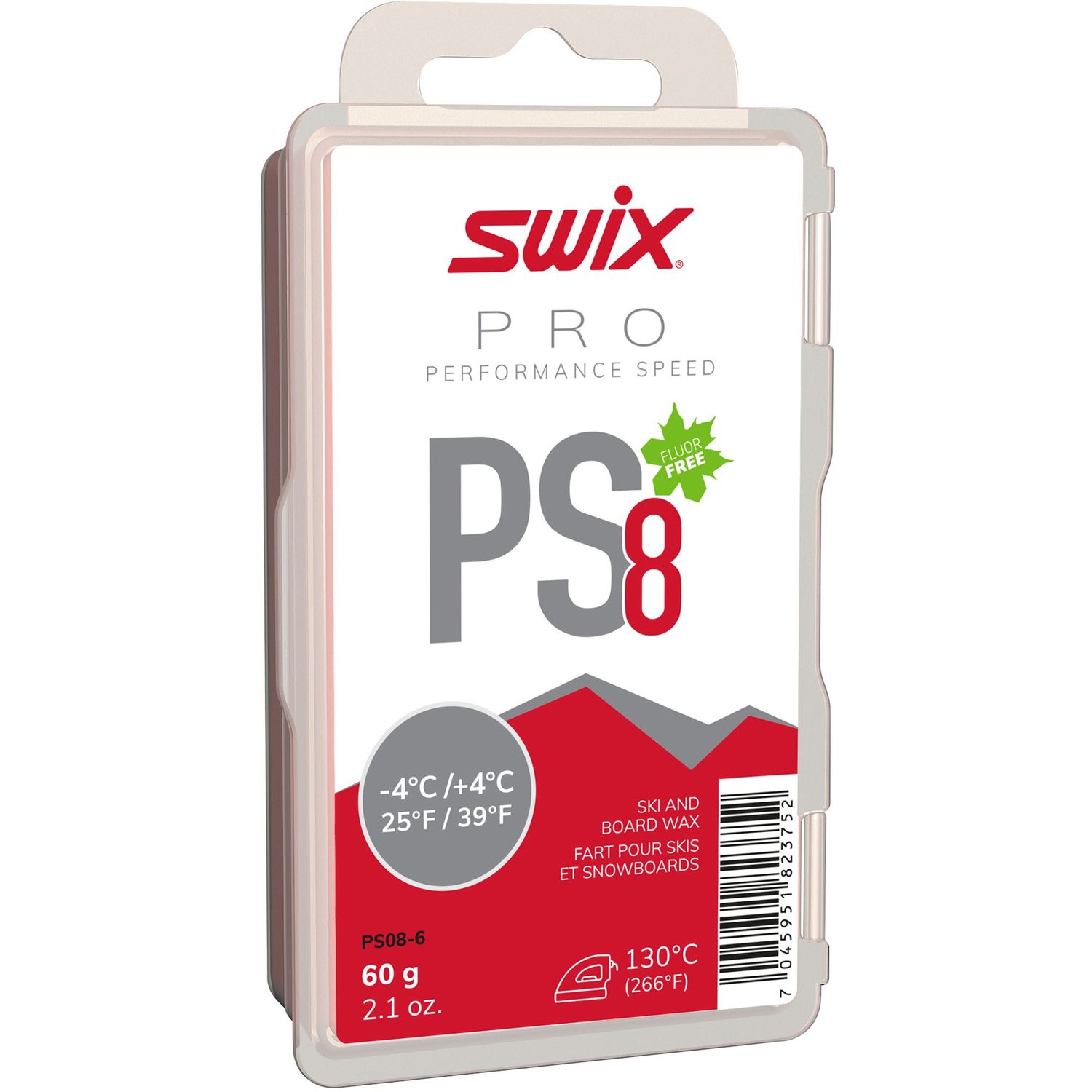 PS8 Red 60g 25°F /  39°F