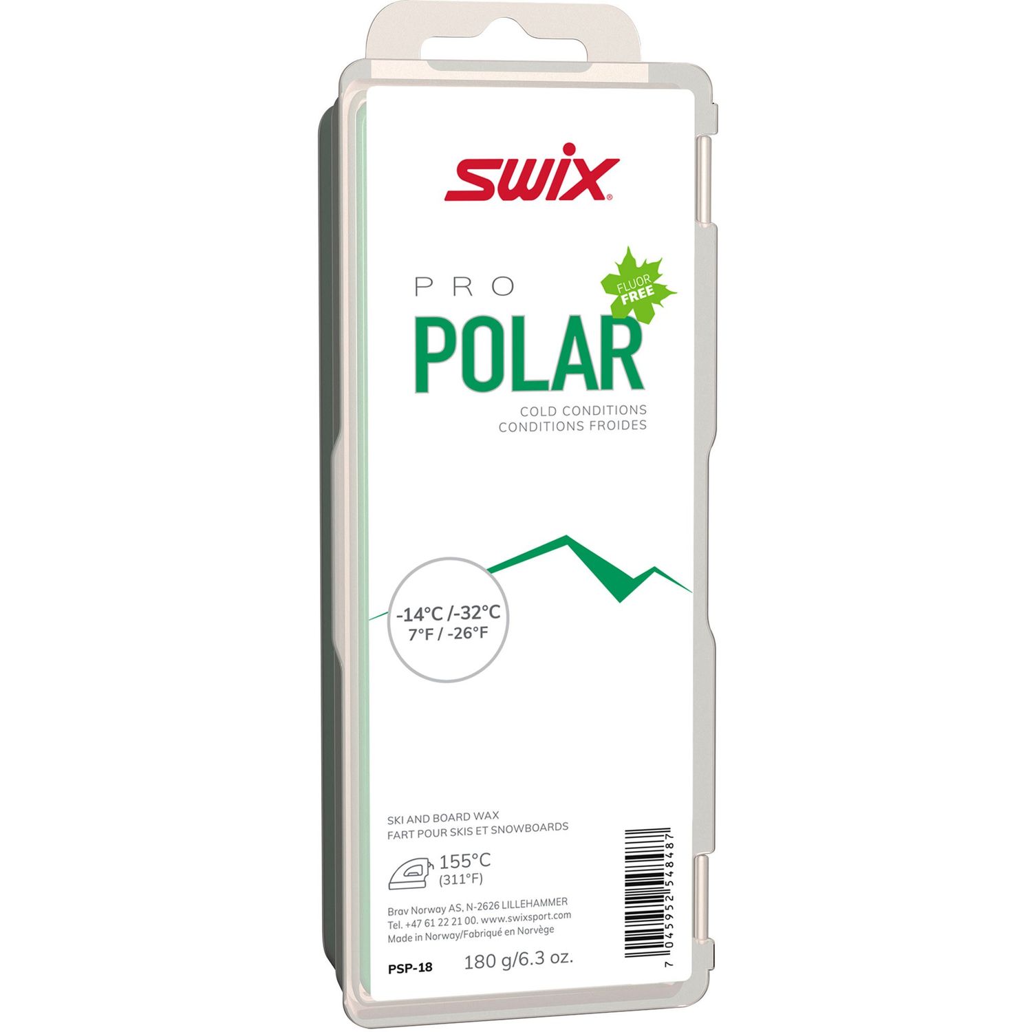 PS Polar 180g 7°F / -26°F