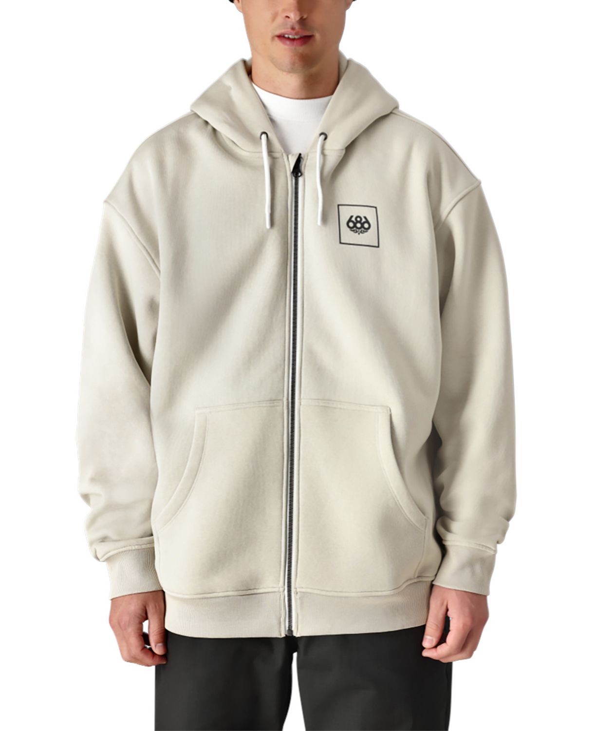 Mens Knockout Script Premium Heavyweight Zip Hoody 24/25