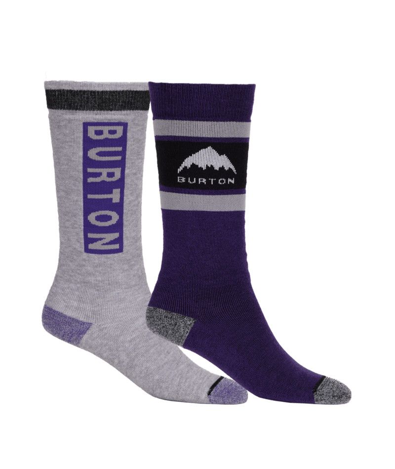 Kids&#39; Weekend Midweight 2 Pack 24/25, Color: Imperial Purple, Size: XSS