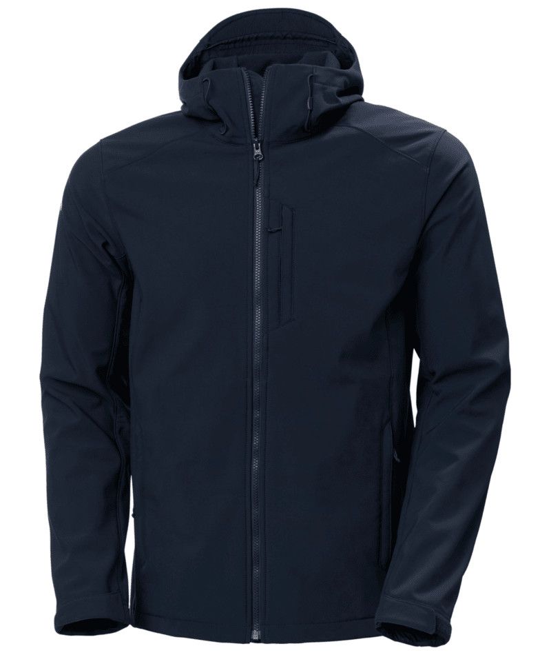 Mens Paramount Hooded Softshell Jkt 24/25, Color: Navy, Size: M
