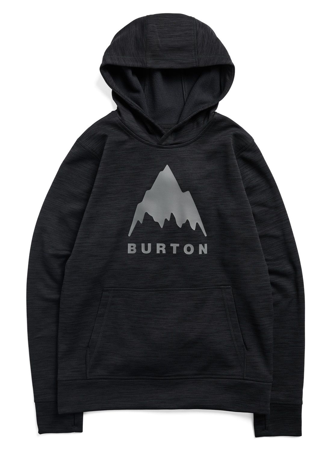 Kids Oak Pullover 2027, Color: True Black Heather, Size: M