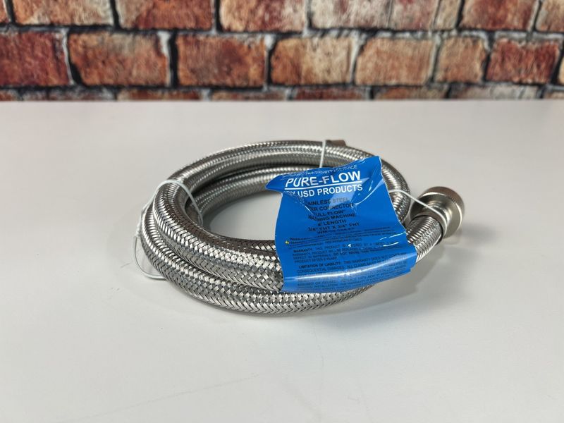 ACCESSORY - WASHER HOSE STAINLESS STEEL (EACH)