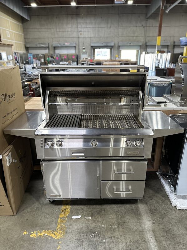 ALFRESCO 42&quot; GRILL WITH REFRIGERATED CART
