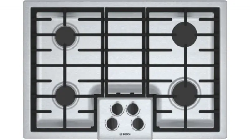 BOSCH NGM5056UC 500 Series 30&quot; Stainless Steel Gas Cooktop