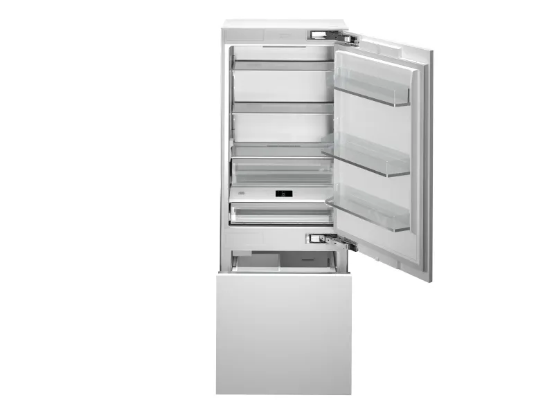 30 inch Bottom Mount Built-in Refrigerator Panel Ready with ice maker &amp; internal water dispenser