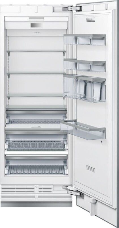 30 Inch Panel Ready Refrigerator Column with 16.8 Cu. Ft. Capacity, ThermaFresh System, Freedom® Hinge, SoftClose® Drawers, Reversible Door Swing, Adjustable Shelves, Carbon Air Filter