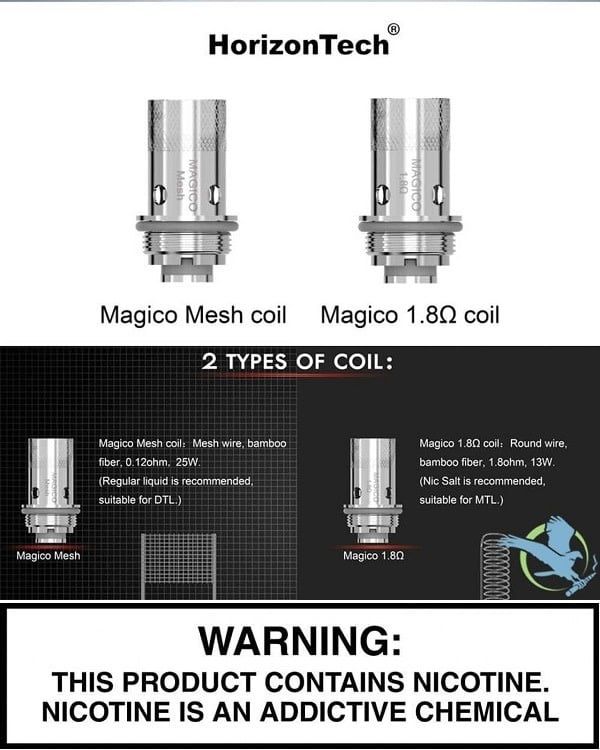 Horizon Tech Magico Replacement Coils - Pack of 3