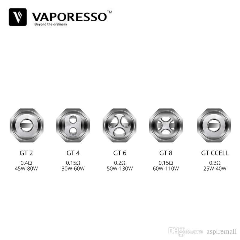 Vaporesso GT Core Replacement Coils 3 pack, Coil Ω: 0.5 Ω GT cCell Clapton 15-40W