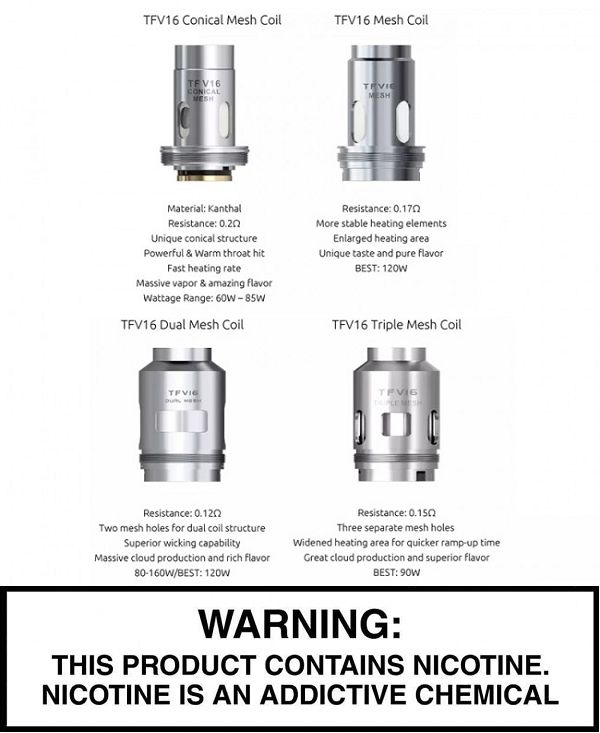 Smok TFV16 Coil- 3 Pack