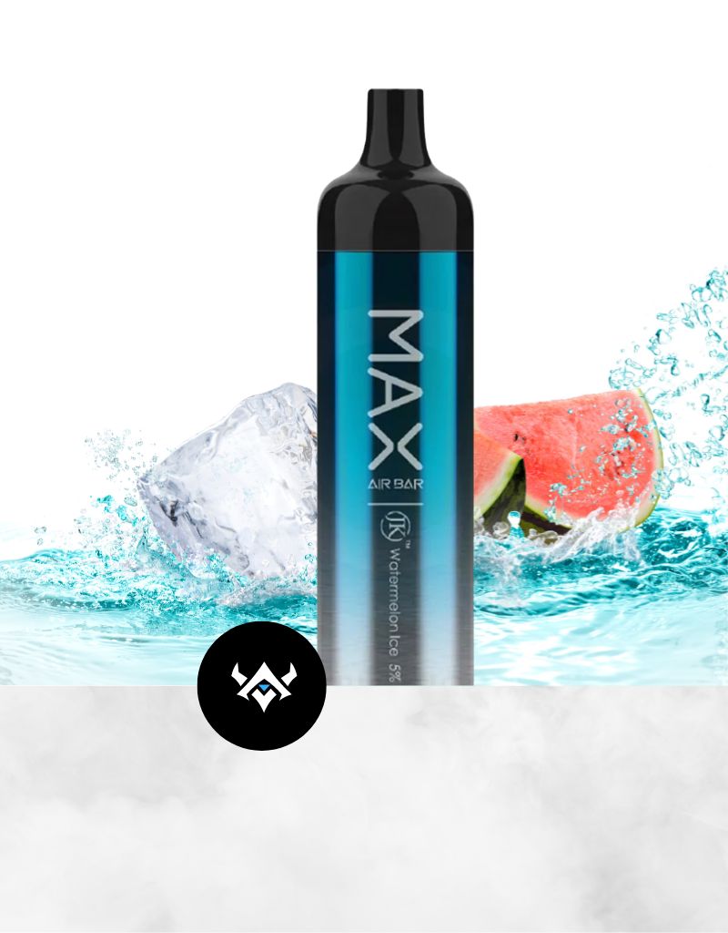 SUORIN AIR BAR MAX 5% SALT NICOTINE 6.5ML 2000 PUFFS DISPOSABLE DEVICE - WATERMELON ICE