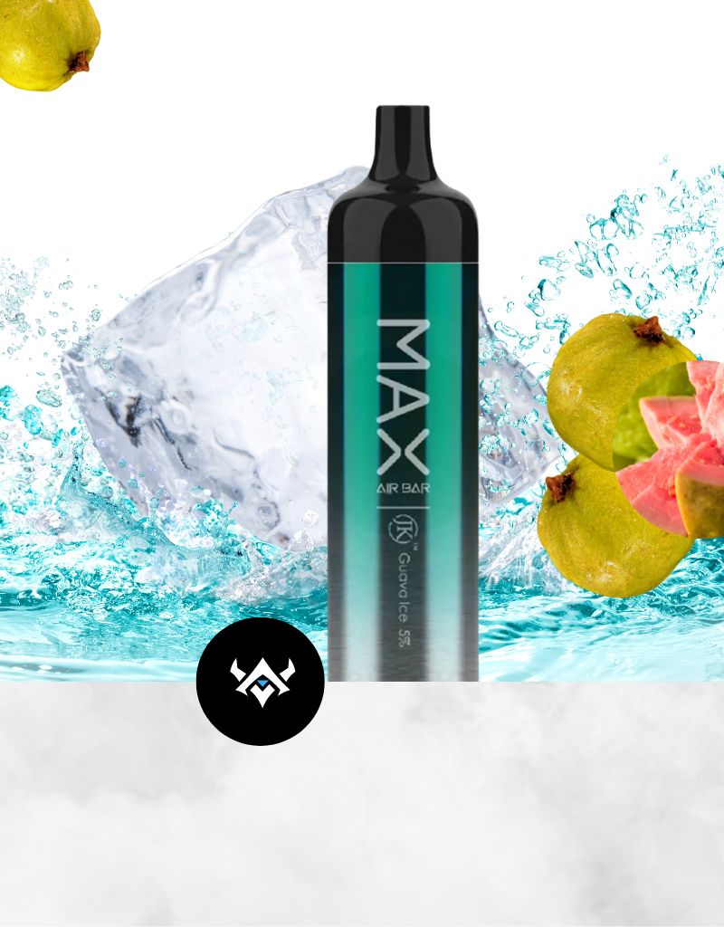 SUORIN AIR BAR MAX 5% SALT NICOTINE 6.5ML 2000 PUFFS DISPOSABLE DEVICE - GUAVA SHAKE