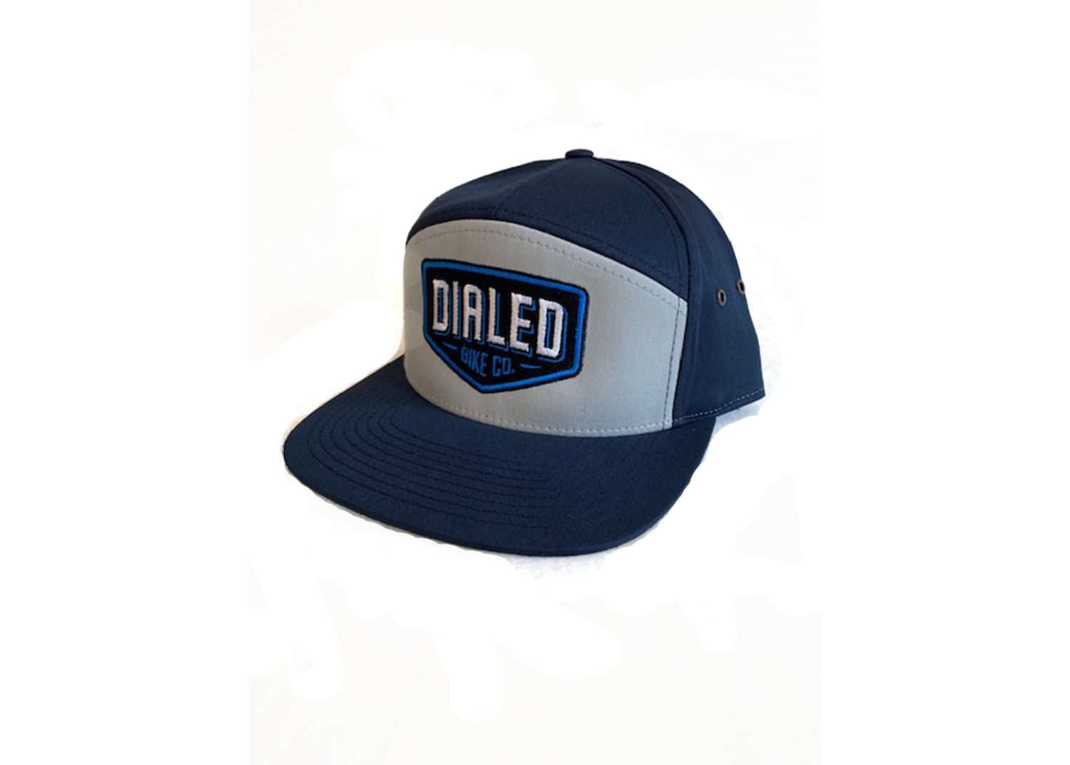 Dialed Bike Co. Hat 7P Strap - Navy w/ Grey