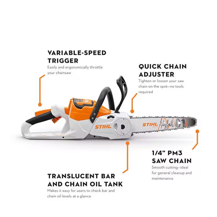 MSA 70.0 C-B 1/4&quot; P SET Cordless chainsaw