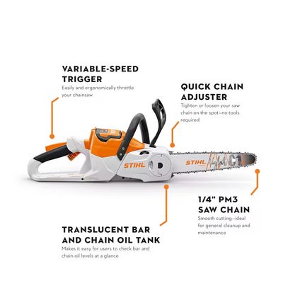 MSA 70.0 C-B 1/4&quot; P SET Cordless chainsaw