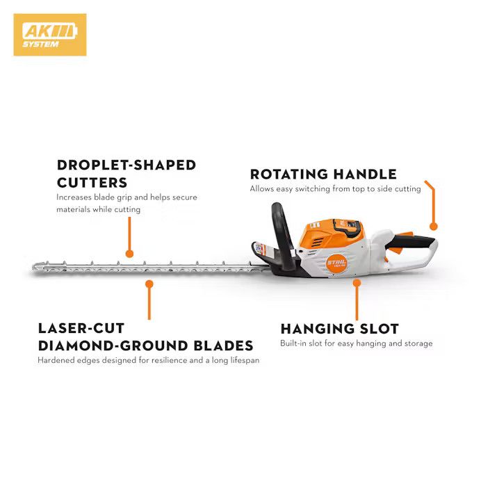 HSA 60.0 SET Cordless hedge trimmer,