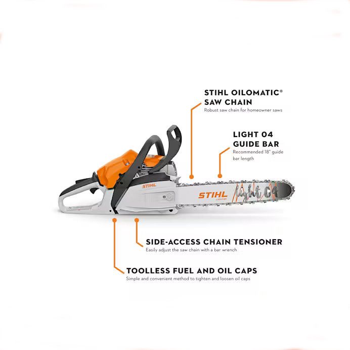 MS 182-Z Chainsaw,40cm/16",63PM3
