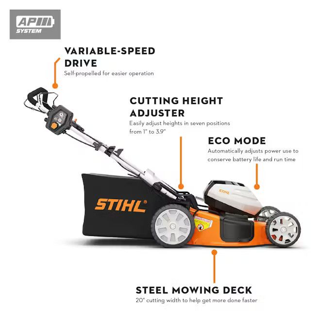 RMA 510.0 V (USA) Cordless lawn mower