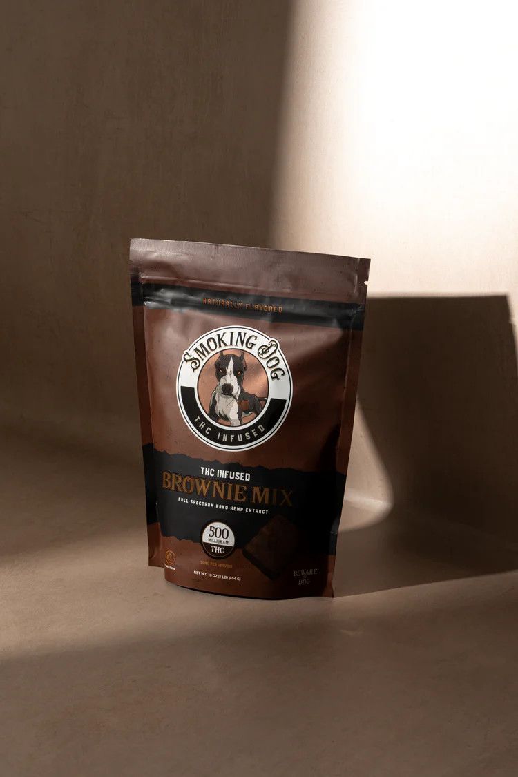 SMOKING DOG THC Infused Brownie Mix 500mg
