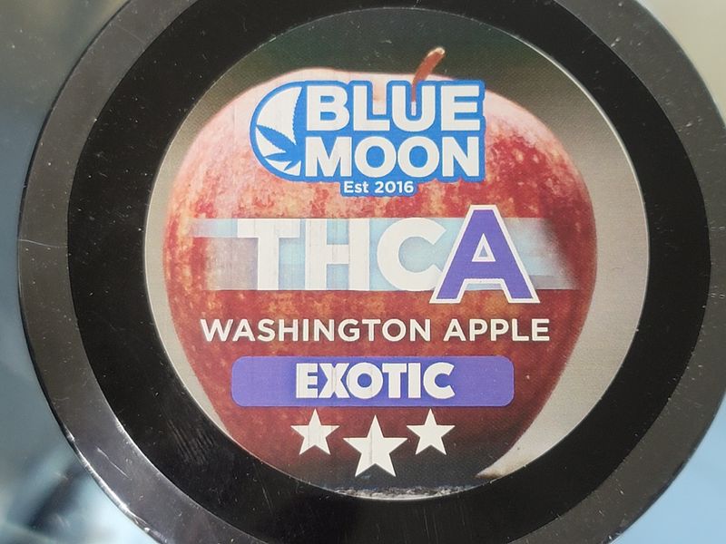 BLUE MOON EXOTIC THCA INDICA FLOWER - WASHINGTON APPLE