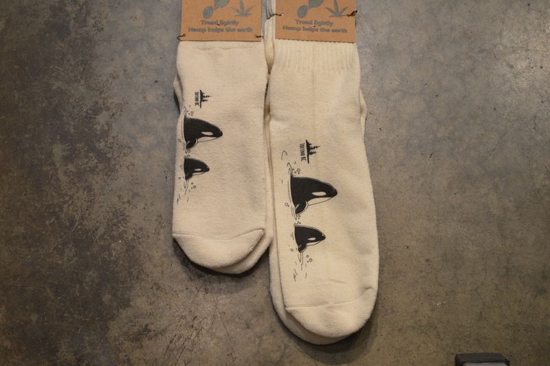 SCC Men&#39;s Printed Hemp Hiking Socks