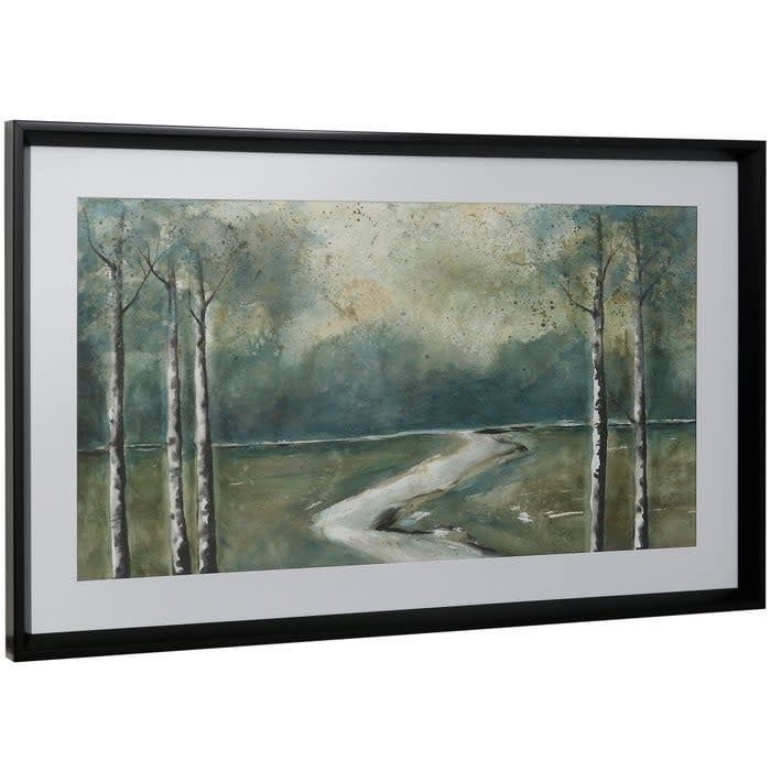 SC TIPSY TRAIL FRAMED PRINT UNDER GLASS