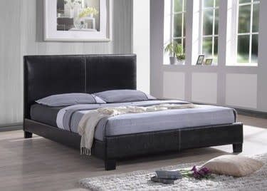 GRAYSON QUEEN PLATFORM BED   black