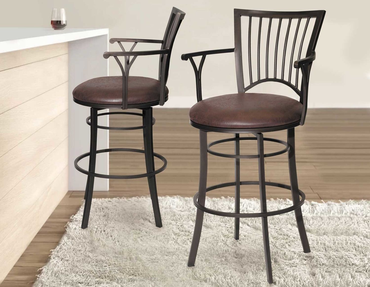 SS BAYVIEW 24” SWIVEL COUNTER STOOL