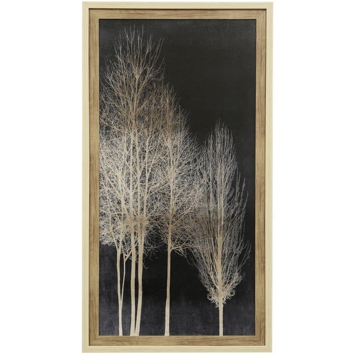 SC IN THE SHADOWS I DOUBLE FRAMED TEXTURED LANDSCAPE PRINT